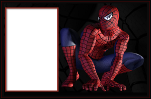marco de foto de spiderman